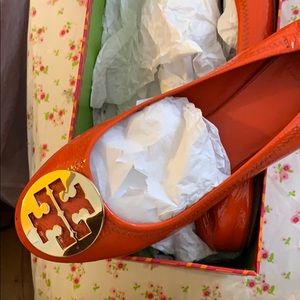 Tory Burch Reva Patent leather Flats